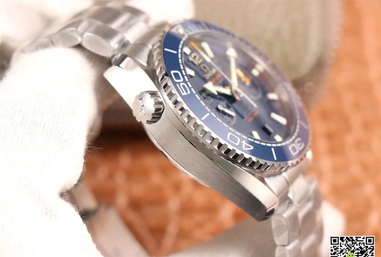 Omega Seamaster 215.30.46.51.03.001 OM Factory 1:1 Best Edition Replica Watch V3 Blue Bezel